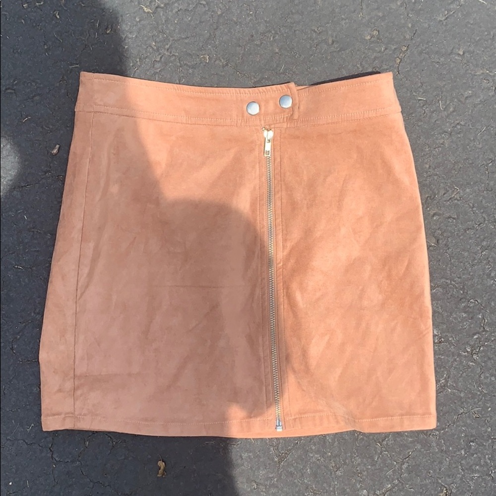 kendall and kylie suede skirt